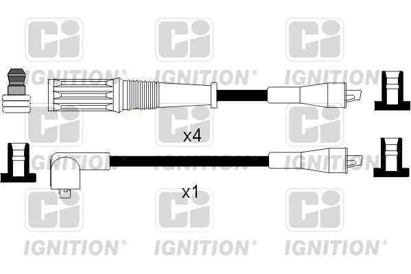 QUINTON HAZELL Комплект проводов зажигания XC1086